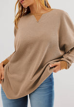 Load image into Gallery viewer, Round Neck Long Sleeve Sweatshirt
