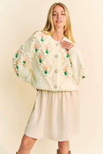 Load image into Gallery viewer, Davi &amp; Dani Floral Pattern Button Down Cardigan

