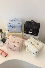 Load image into Gallery viewer, 3 Piece Bow Quilted Cloth Storage Bag Set
