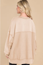 Load image into Gallery viewer, Exposed Seam Long Sleeve Sweatshirt
