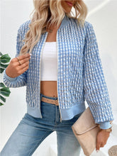 Load image into Gallery viewer, Zip Up Long Sleeve Jacket
