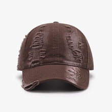 Load image into Gallery viewer, Distressed Adjustable Cotton Baseball Cap
