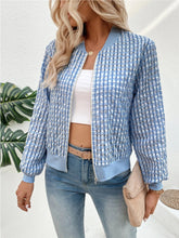 Load image into Gallery viewer, Zip Up Long Sleeve Jacket
