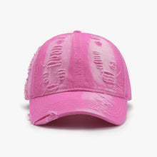 Load image into Gallery viewer, Distressed Adjustable Cotton Baseball Cap
