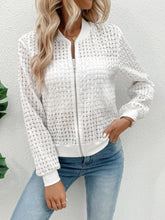Load image into Gallery viewer, Zip Up Long Sleeve Jacket

