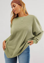 Load image into Gallery viewer, Round Neck Long Sleeve Sweatshirt
