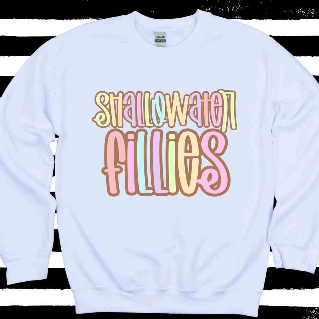 Adult XL 
Adult S
Shallowater Fillies