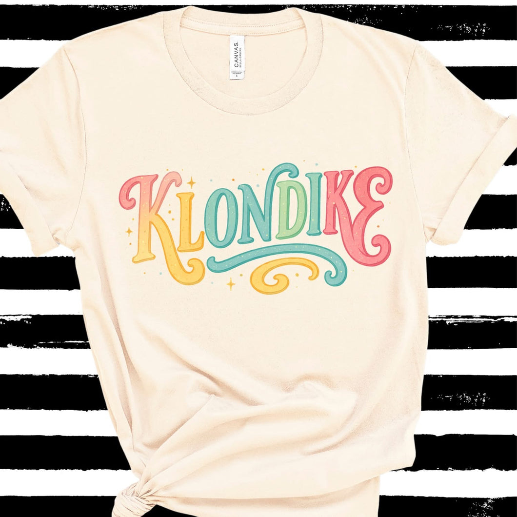 3x comfort colors with Klondike on oatmeal