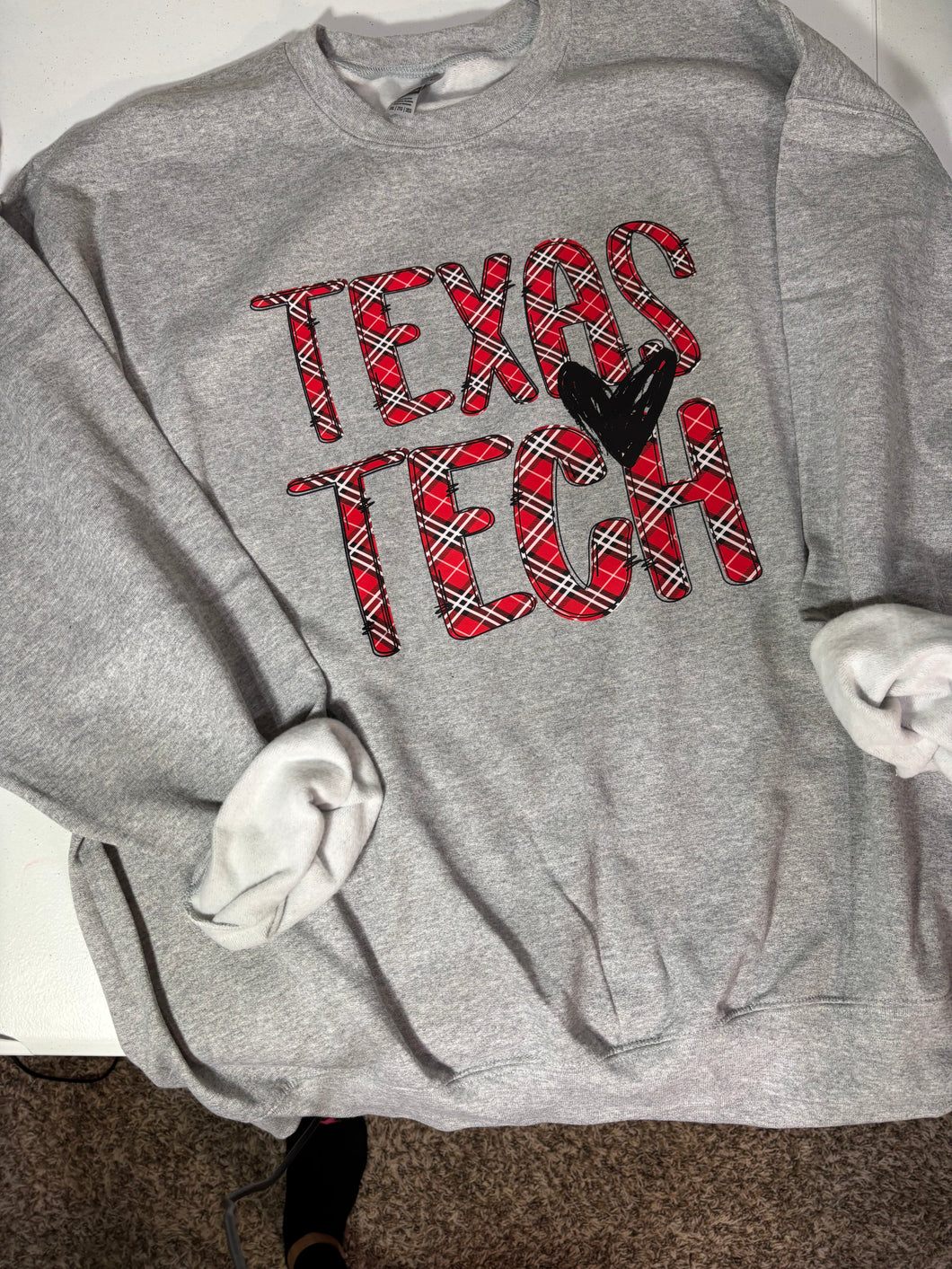 2xl sweatshirt plaid TT