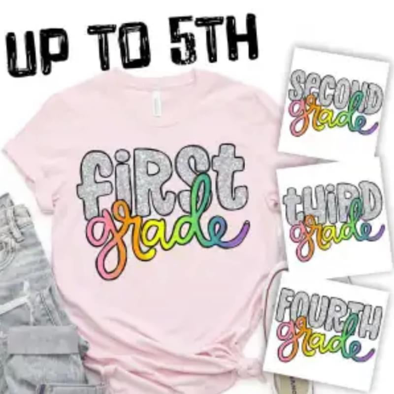 4th large pink glitter