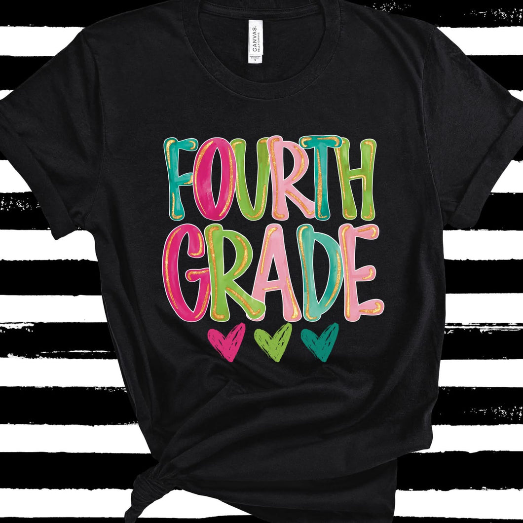 4th grade black XXL