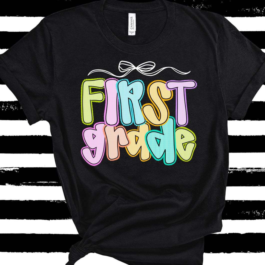 adult medium, first grade
