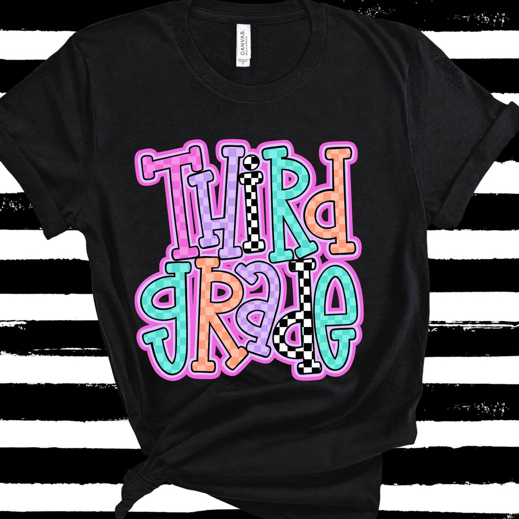 3rd grade, Bella Canvas, medium