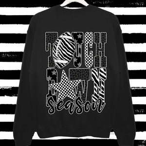 2x black sweatshirt