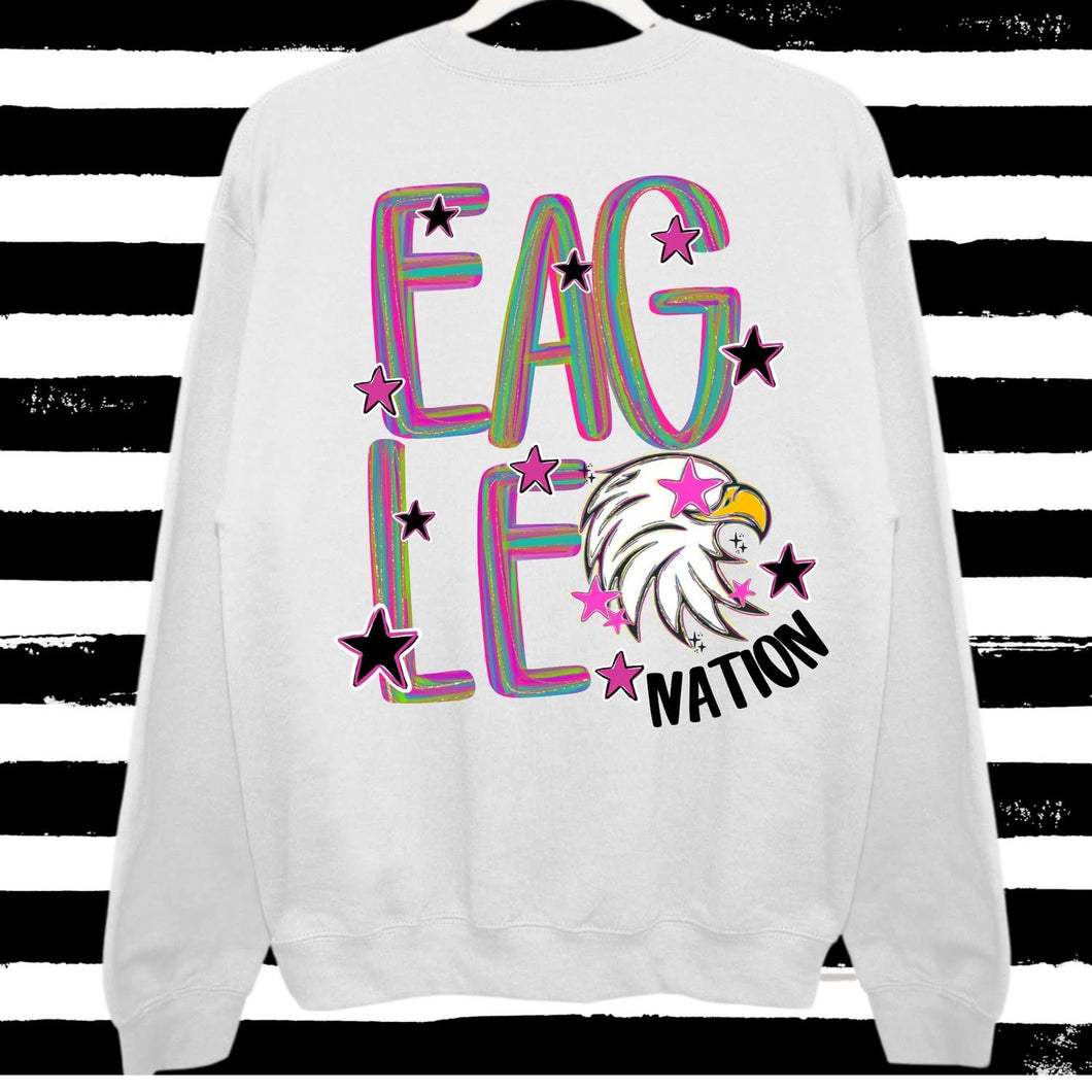 2x white long sleeve and an xl pink log sleeve