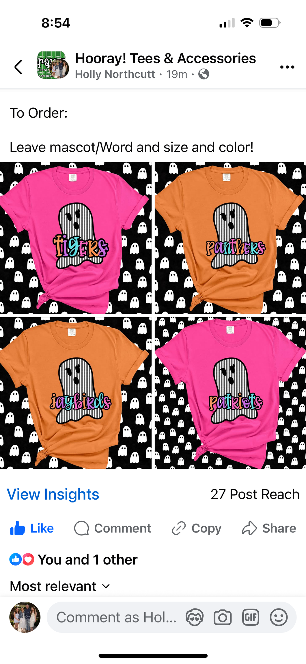 3x panthers on the neon pink