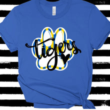 Load image into Gallery viewer, 2 white panthers adult small &amp; 1 adult medium-
1 blue tiger adult medium
