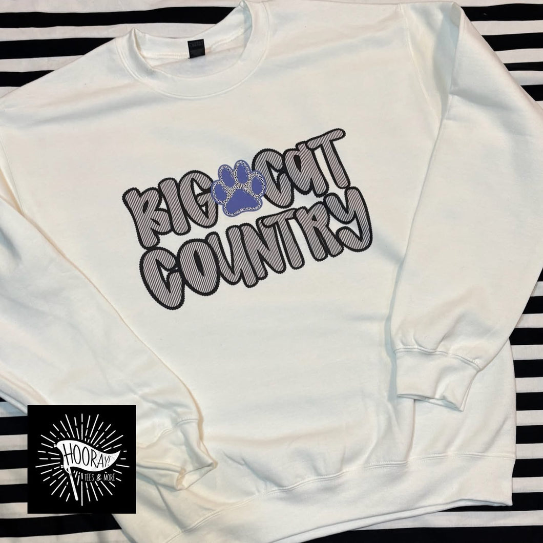 1. Medium blue paw tshirt 
2. Medium white paw sweatshirt (3rd pic)