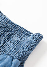 Load image into Gallery viewer, Smocked Wide Leg Jeans
