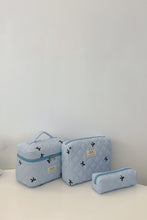 Load image into Gallery viewer, 3 Piece Bow Quilted Cloth Storage Bag Set
