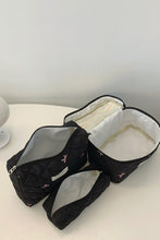 Load image into Gallery viewer, 3 Piece Bow Quilted Cloth Storage Bag Set
