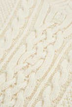 Load image into Gallery viewer, Cable-Knit V-Neck Sweater Vest
