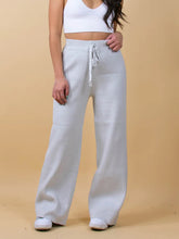 Load image into Gallery viewer, Ribbed Wide Leg Sweater Pants
