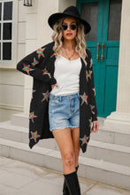 Load image into Gallery viewer, Angel Wings Star Open Front Long Sleeve Cardigan
