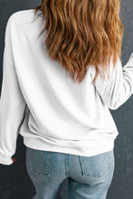 Load image into Gallery viewer, Valentine’s Day Heart Round Neck Long Sleeve Sweatshirt
