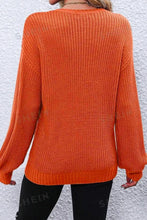 Load image into Gallery viewer, THANKSGIVING Round Neck Long Sleeve Sweater
