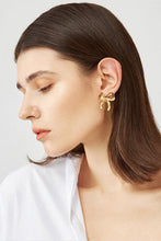 Load image into Gallery viewer, Brass Bow Stud Earrings
