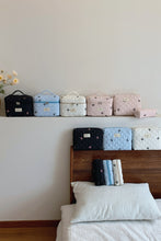 Load image into Gallery viewer, 3 Piece Bow Quilted Cloth Storage Bag Set
