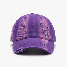 Load image into Gallery viewer, Distressed Adjustable Cotton Baseball Cap
