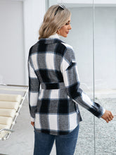 Load image into Gallery viewer, Plaid Button Up Long Sleeve Shacket
