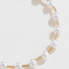 Load image into Gallery viewer, Gold-Plated Pearl Copper Bracelet
