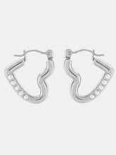 Load image into Gallery viewer, Stainless Steel Heart Earrings
