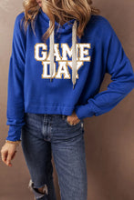 Load image into Gallery viewer, GAME DAY Drawstring Long Sleeve Hoodie
