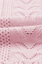 Load image into Gallery viewer, Openwork Round Neck Long Sleeve Sweater
