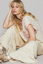 Load image into Gallery viewer, POL Floral V-Neck Short Sleeve T-Shirt
