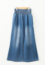 Load image into Gallery viewer, Smocked Wide Leg Jeans
