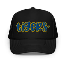 Load image into Gallery viewer, Royal Fat Tigers Font Foam trucker hat
