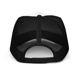 Royal Fat Tigers Font Foam trucker hat