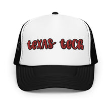 Load image into Gallery viewer, Texas Tech Foam trucker hat
