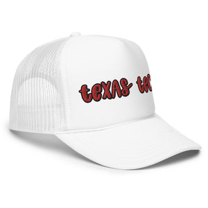 Texas Tech Foam trucker hat