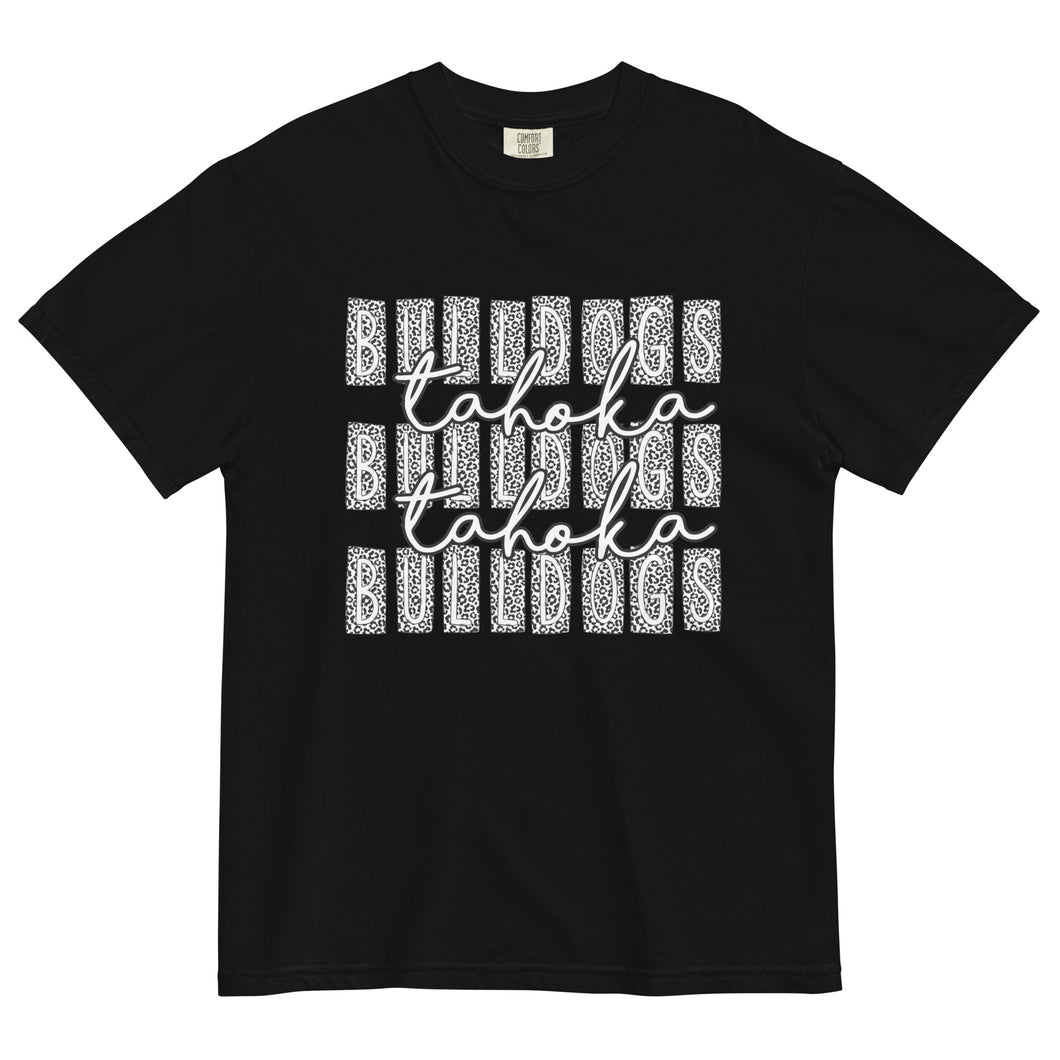 Block Tahoka Bulldogs Comfort Colors garment-dyed heavyweight t-shirt