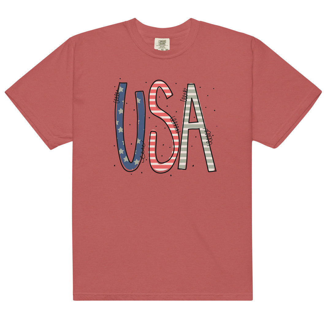 Tall USA Comfort Colors garment-dyed heavyweight t-shirt