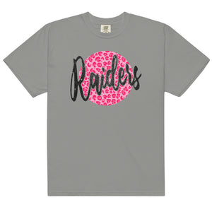 Raiders Pink Leopard Comfort Colors garment-dyed heavyweight t-shirt