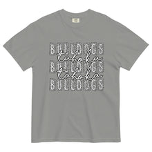 Load image into Gallery viewer, Block Tahoka Bulldogs Comfort Colors garment-dyed heavyweight t-shirt
