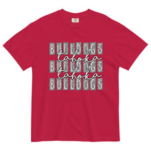 Load image into Gallery viewer, Block Tahoka Bulldogs Comfort Colors garment-dyed heavyweight t-shirt
