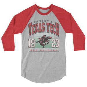 Vintage Texas Tech 3/4 sleeve raglan shirt